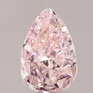 Sgarit diamante solto de diamante, cor de alta qualidade de giga, para fazer jóias 2ct luz rosa natural