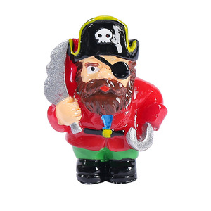 Figura de barco pirata en miniatura, decoración artesanal de resina para sala de estar, regalo de cumpleaños, juego de varias piezas - Product Image 4