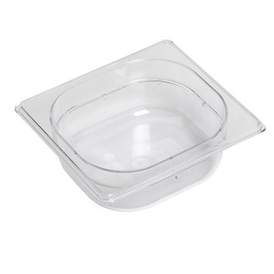 Recipiente para Alimentos de Policarbonato GN 1/6, 17.5 × 16.5 × 10 h cm, sin Tapa, -100/+100 ° C - Product Image 1