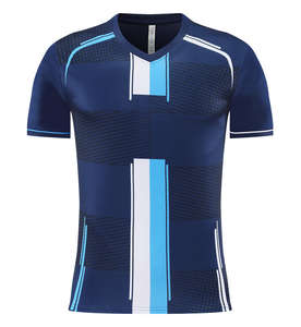 Setelan jersey sepak bola kustom dewasa desain baru 2025 pakaian seragam tim sepak bola cepat kering bersirkulasi udara layanan OEM Transfer panas - Product Image 5