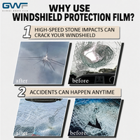 Film de protection pare-brise anti-explosion OEM, auto-réparant, anti-rayures, anti-UV pour voiture