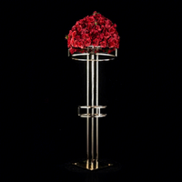 Support à fleurs en acrylique pour mariage, décoration durable pour la scène de remise de diplôme, vase de table d'accueil, décoration d'allée, décoration de sol, Pâques