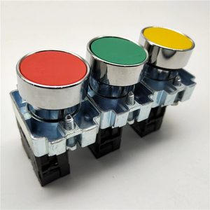 22mm <b>Flat</b> Head Push Button Switch XB2 Series - Illuminated, NO/NC Contacts, Multiple Color Options for Industrial Use Plastic Pu - Product Image 2