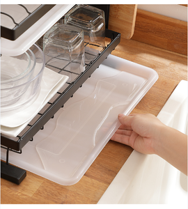 Portapiatti da Parete in Acciaio <span class=keywords><strong>Inox</strong></span> di Alta Qualità, Scolapiatti Arrotolabile per Cucina - Product Image 5