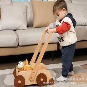 Andador de Madera para Bebé, Madera Maciza, 0-3 Años, Antideslizante, Ayuda para Caminar, Diseño Moderno y Simple - Product Image 1
