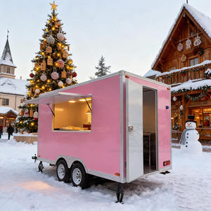 รถขายอาหารเคลื่อนที่ทันสมัย ครบครันด้วยอุปกรณ์สแตนเลส ขายไอศกรีม <span class=keywords><strong>ทา</strong></span>โก้ เฟรนช์ฟรายส์ แซนวิช ฮอทดอก พิซซ่า แฮมเบอร์เกอร์ และขนม - Product Image 2