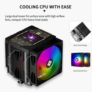 Thermalright Asesino sin igual 120 visión ARGB enfriamiento ventilador aire Cpu enfriamiento 4Pin PWM con pantalla <span class=keywords><strong>PC</strong></span> - Product Image 2