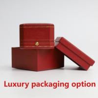 Boîte à bijoux rigide écologique avec logo personnalisé, fermeture magnétique, ruban, dorure mate, construction en carton offset pour cadeau