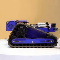 Mesin Pemotong Rumput Robot Baterai Lithium Bensin 550mm Tanpa Kabel Hemat Energi Komersial untuk Kawasan Hijau