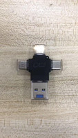 2025 mejor venta Otg 4 en 1,4 en 1 lector de tarjetas Usb Otg, adaptador OTG 4 en 1