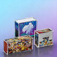Boîte d'entraînement Elite (ETB) Pokémon TCG personnalisée en acrylique moderne avec protection anti-UV, couvercle magnétique et assemblage facile