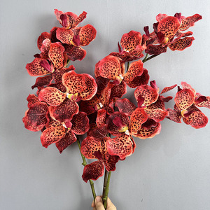 Orchidée <span class=keywords><strong>Vanda</strong></span> Artificielle à 7 Têtes, Effet Naturel, Fleur Artificielle Étanche pour Décoration Maison, Mariage, Fête des Mères, Accessoire Photo - Product Image 4
