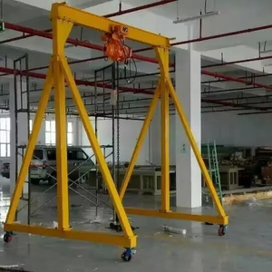 Grue à portique mobile sans rail avec roulettes pivotantes, grue à portique mobile industrielle avec roulettes pivotantes sans rail. - Product Image 1