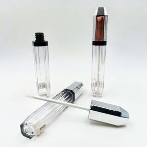 Tube de brillant à lèvres octogonal transparent personnalisé, conteneur vide pour rouge à lèvres, emballage cosmétique pour gloss à lèvres, marque privée - Product Image 4