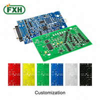 Fabricant OEM de cartes PCBA de contrôle industriel de marque FXH, service d'assemblage de cartes PCB/PCBA personnalisées en gros, échantillons, carte de circuit électronique verte