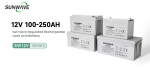 Batería de energía <span class=keywords><strong>solar</strong></span> Batería de ciclo profundo 12V 100ah 150ah 200ah Gel AGM Baterías de plomo ácido para sistema de energía Slolar - Product Image 3