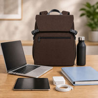 Sac à dos pour ordinateur portable à compartiments, pochette pour documents professionnels, compartiment rembourré pour ordinateur portable, sac à dos de voyage unisexe