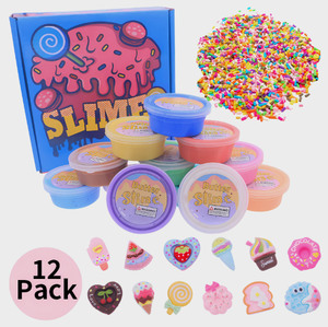New Hot Sale Soft Slime Clear Colorful Crystal Slime Scented Stress Relief Slime - Product Image 5
