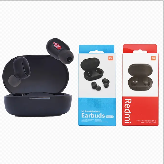 Redmi Airdots 2 Drahtloser Kopfhörer Echte kabellose Ohrhörer Ohrhörer Tws Mi True Wireless Earbuds Basic 2 Airdots 2