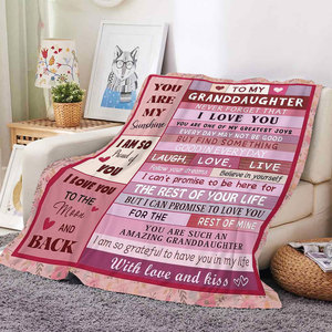 Coperta all'Ingrosso per Papà, Mamma, Figlio, <span class=keywords><strong>Figlia</strong></span>, Nonna, Nonno, Nipote, Nipotina, Regalo di Compleanno per la Famiglia - Product Image 1