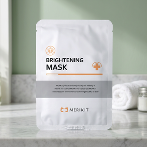 Masques faciaux familiaux géants Merikit certifiés GMP coréens à l'acide hyaluronique et à l'aloe vera, éclaircissants, blanchissants, hydratants et sans cruauté animale - Product Image 3