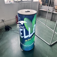 Station de recharge portable pliable en aluminium pour téléphone, table pop-up avec chargeur sans fil, comptoir pour salons professionnels et conférences