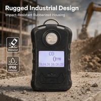 Détecteur de monoxyde de carbone portable HIREP, analyseur de gaz CO portable, moniteur de qualité de l'air, écran LCD, alarme sonore/lumineuse/vibrante
