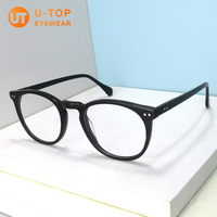 Ventes en gros de montures de lunettes optiques personnalisées, lunettes anti-lumière bleue, montures de lunettes écologiques en bio-acétate pour femmes