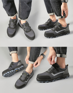 أحذية أمان عالية الجودة لأحذية العمل الصيفية ذات شبكة مركبة من إصبع القدم عزل كهربائي 6kv أحذية سلامة للرجال - Product Image 6