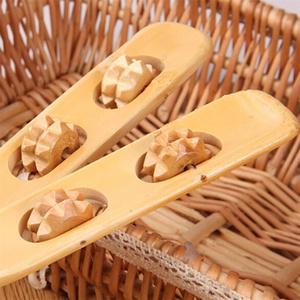 Senxiao Bamboo Long Natural Wood <strong>Back</strong> <strong>Scratcher</strong> Massager Pen Clip Handy Manually Body Stick - Product Image 3