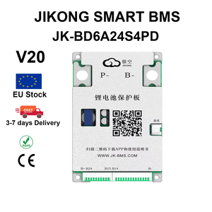 JK BMS V20 รุ่น Smart BMS 8S-24S พร้อมจอแสดงผล BT 0.6A 40A ระบบปรับสมดุลแบตเตอรี่แบบแอคทีฟ สำหรับแบตเตอรี่ Li-ion/LiFePo4/LTO รุ่น JK-BD6A24S4PD - Product Image 1