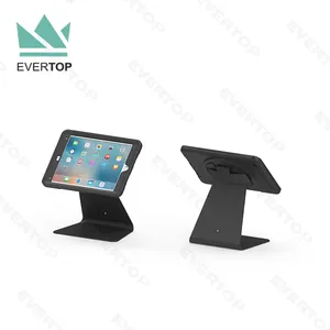 LST14 2in1 Counter Ease Tablet Stand For IPad Mini Air Pro Tablet Enclosure With Build-in 360 Swivel Kickstand Tablet Pc Kiosk