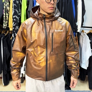 Veste coupe-vent personnalisée à la dernière mode avec fermeture éclair, tissu thermoréactif, vêtements décontractés d'extérieur, veste thermoréactive tendance - Product Image 1