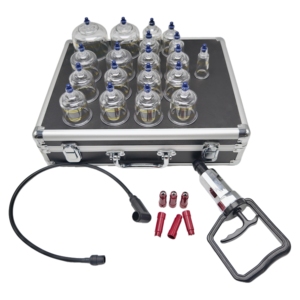 HOT Professional 19PCs <span class=keywords><strong>Set</strong></span> de tazas de terapia de ventosas al vacío de buena calidad Hijama Tool con bomba para aplicación corporal con tazas grandes - Product Image 2