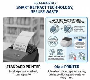 <span class=keywords><strong>Imprimante</strong></span> thermique <span class=keywords><strong>de</strong></span> <span class=keywords><strong>poche</strong></span> 58 mm à chargement rapide du papier, directement <span class=keywords><strong>de</strong></span> l'usine, pour l'étiquetage des colis express au Chili - Product Image 3