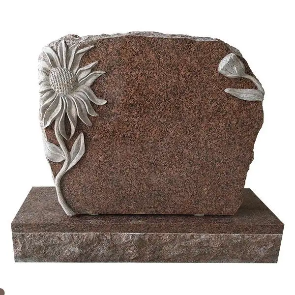 Takara tomba — établi commémoratif en pierre brute, banc bon marché, en granit brun, fabriqué en afrique du sud