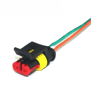 مجموعة كابلات توصيل سيارات مقاومة للماء بـ 2/3 دبابيس مع سلسلة AMP Super Seal 1.5 لأجهزة استشعار السيارات - Product Image 3