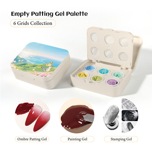 Scatola Cosmetica in Plastica OEM/ODM Personalizzata con 6 Scomparti, Cuscinetto d'Aria e Pellicola Sigillante per <span class=keywords><strong>Gel</strong></span> Ombre per Unghie - Product Image 2