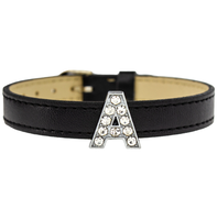 Connecteurs en alliage de 10 mm/8 mm avec lettres anglaises perforées pour la fabrication de bracelets, de porte-clés et d'accessoires de bijoux DIY