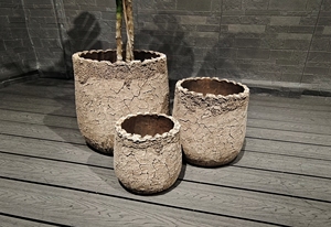 Venta directa de fábrica Gran stock Atlantis Diseño antiguo Maceta redonda para la decoración del hogar y el jardín - Product Image 5