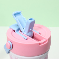 Mug de voyage isotherme en acier inoxydable 316 grande capacité avec poignée, design moderne, double paille, maintien thermique 6-12 heures
