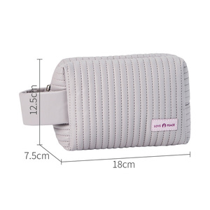 Bolso de maquillaje de pastel de anís estrellado PU con cremallera a la moda para mujer, bolso de mano, bolso de moda, bolso de mujer - Product Image 6