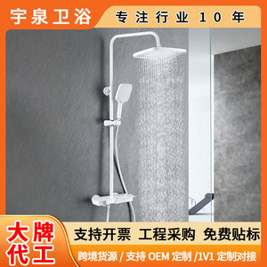 Shower <b>Set</b> YQ160005TY Rectangle Adjustable Top <b>Spray</b> Rain Shower Faucet Hotel Home Use - Product Image 5