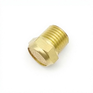 Vanne solénoïde pneumatique YIIDNN en cuivre, silencieux d'aération fileté droit mâle NPT1/8'' 1/4'' 3/8'' 1/2'' 3/4'' 1'' - Product Image 5