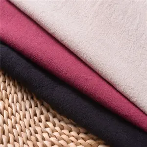 2022 Popular Product Heavy Weight Sand Washed Fabric Plain Dyed Bamboo Pattern Burlap Curtain Sofa Cover Ramie Cotton Fabric