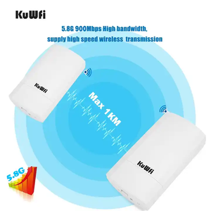 Oem kuwfi <span class=keywords><strong>Wifi</strong></span> cầu 24V PoE ngoài trời không thấm nước tầm xa <span class=keywords><strong>Wifi</strong></span> <span class=keywords><strong>Extender</strong></span> 2km điểm đến điểm cầu không dây cho máy ảnh - Product Image 4