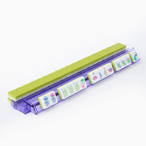 Custom Size Color Durable Portable Eco-Friendly American <b>Mahjong</b> Tiles American Travel <b>Set</b> Art Tiles Green Acrylic Tiles - Product Image 5