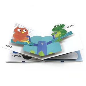 Libro Pop-up Personalizzato per Bambini, Apprendimento degli Opposti in Spagnolo con Struttura Fustellata, Inchiostro Ecologico, Angoli Arrotondati Sicuri - Product Image 3