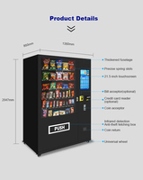 Distributeur automatique intelligent extérieur d'attractions touristiques en gros Écran tactile 21.5 "avec système de paiement Multiti