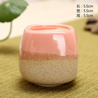 Mini pot à succulentes en céramique en forme de dessin animé |   Planteur de pouce de style coréen pour la décoration de bureau et de la maison